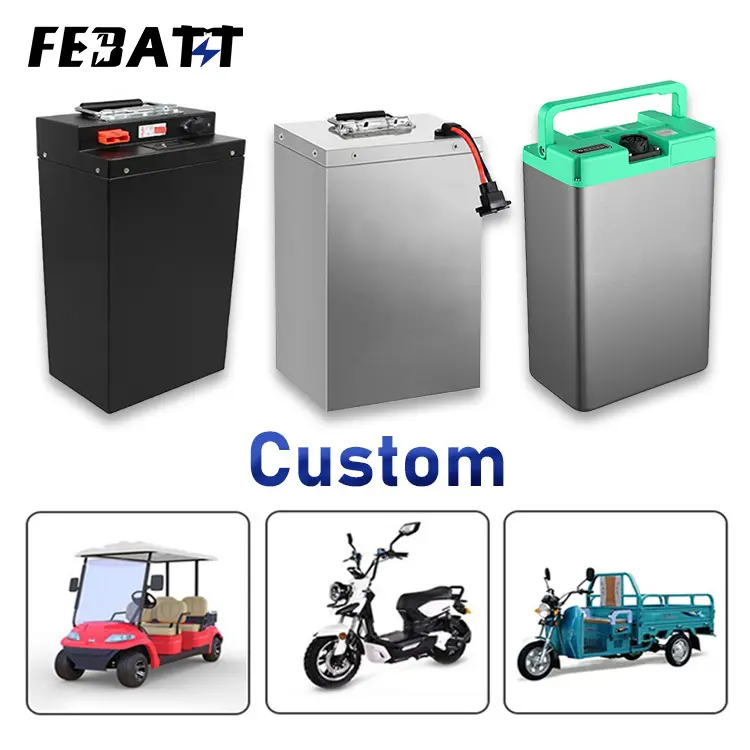 72V 100Ah LiFePO4 Battery for Electric Three-Wheelers