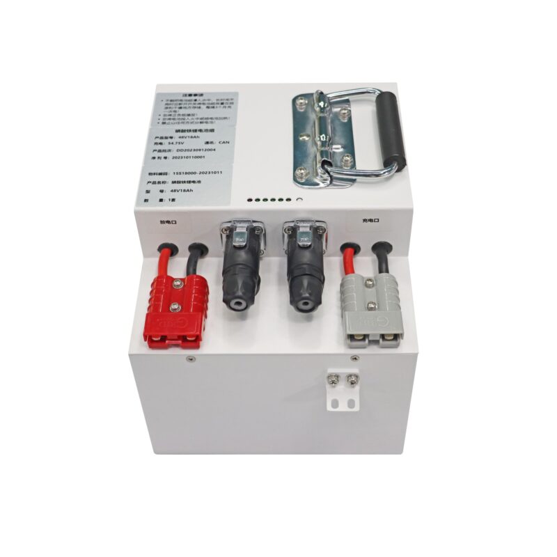48V 18Ah LiFePO4 Battery for AGV with CAN RS485 BMS