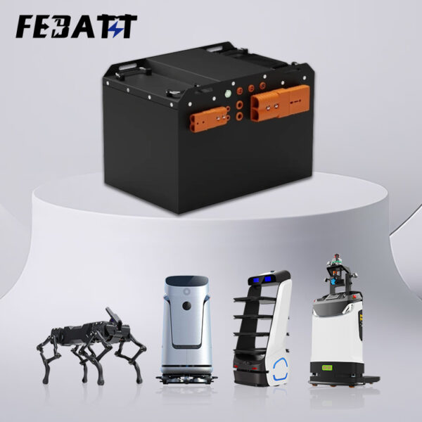 51.2V 135Ah Battery for Robots AGV AMR RGV with RS485 CAN UART