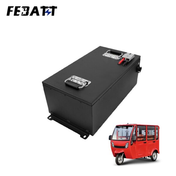 72V 100Ah LiFePO4 Battery for Low Speed Four-Wheeler