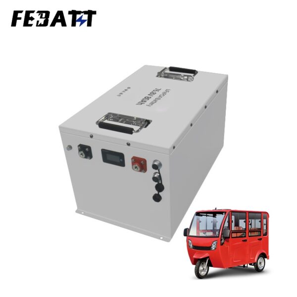 72V 80Ah LiFePO4 Battery for Low Speed Four-Wheeler