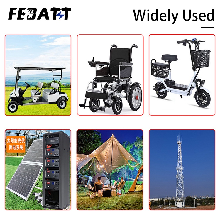 72V 80Ah LiFePO4 Battery for Low Speed Four-Wheeler