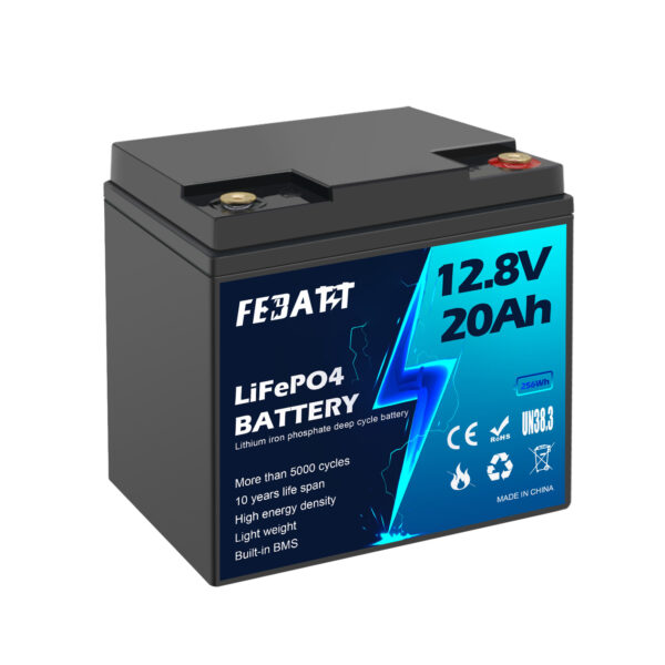 12.8V 20Ah LiFePO4 Battery