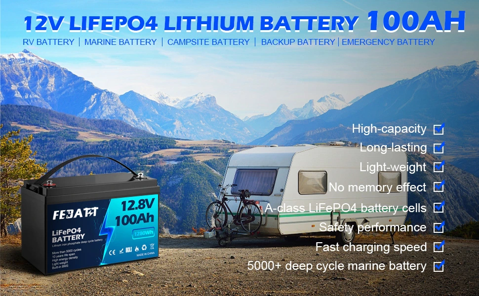 12.8V 100Ah LiFePO4 Battery advantages