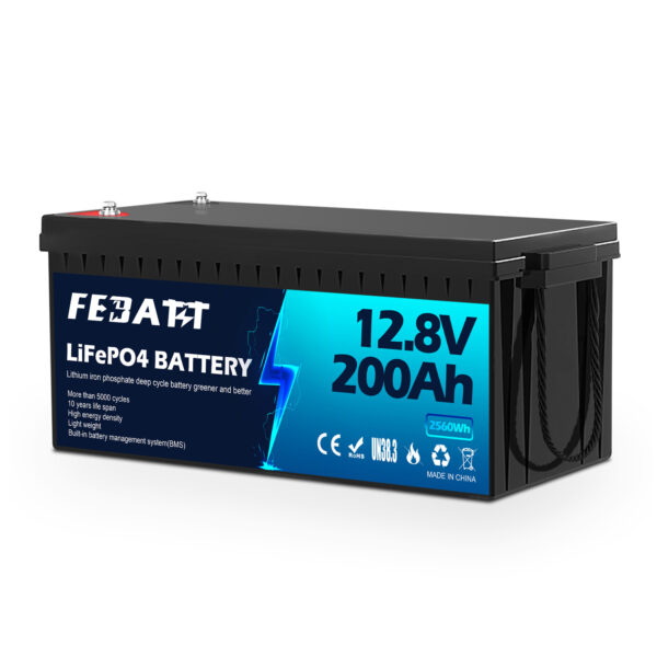 12.8V 200Ah LiFePO4 Battery