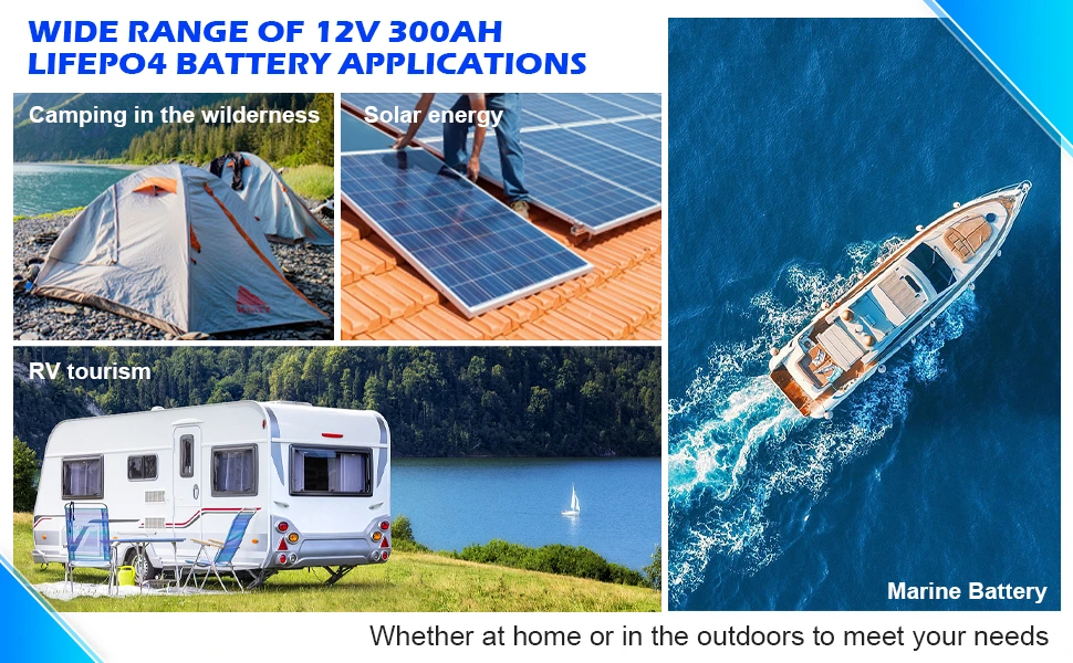 12.8V 300Ah LFP Battery applications