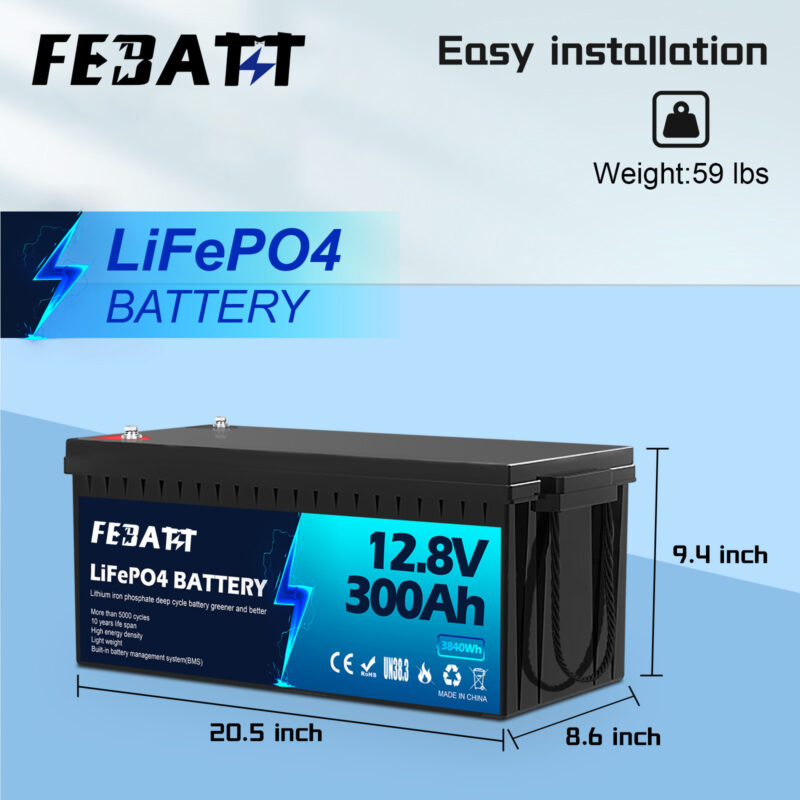 OEM 12.8V 300Ah LiFePO4 Battery Solutions - Image 2