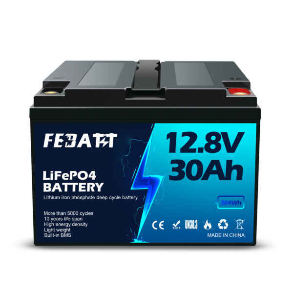 12.8V 30Ah LFP battery