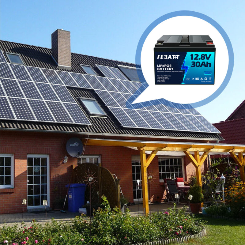 12.8V 30Ah LFP battery application