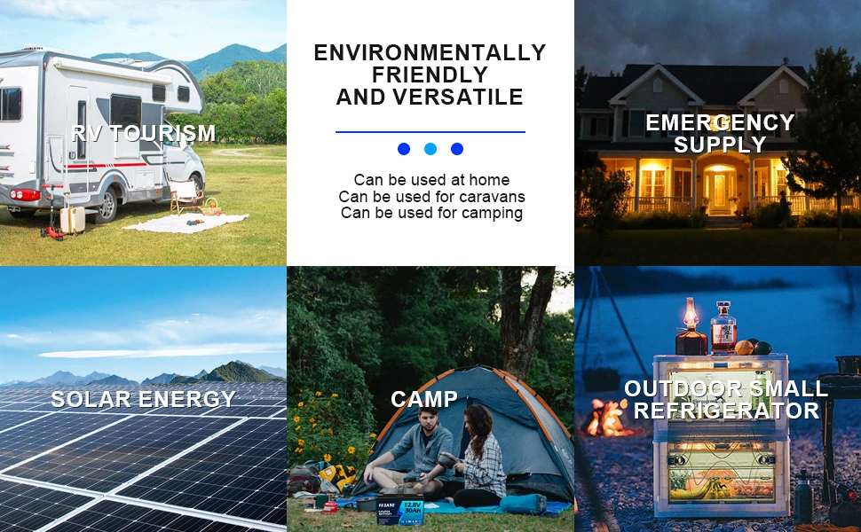 12.8V 30Ah LiFePO4 battery application