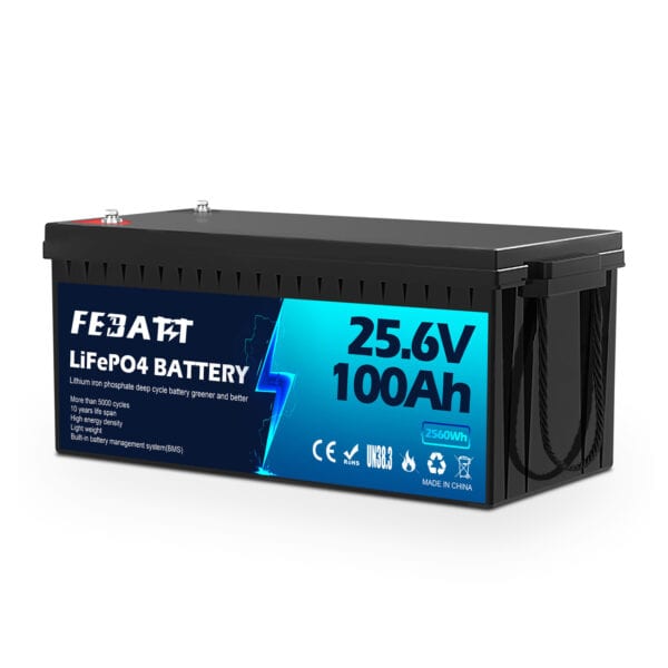 25.6V 100Ah LiFePO4 Battery