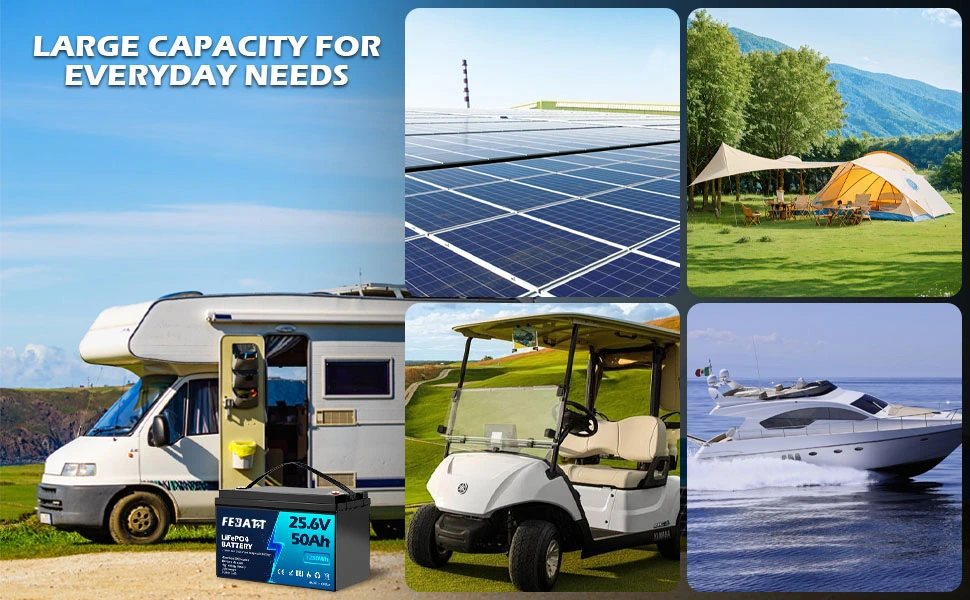 24V 50Ah LFP Battery applications