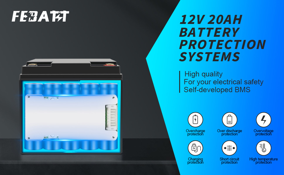 12.8V 20Ah LiFePO4 Battery