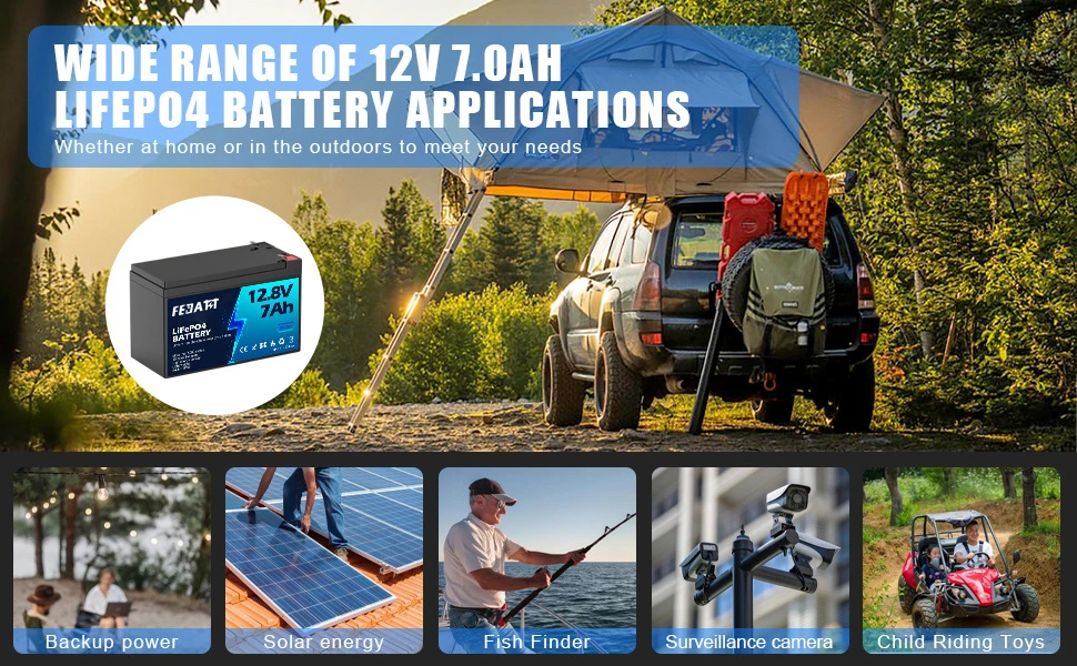 12.8V 7Ah LiFePO4 battery