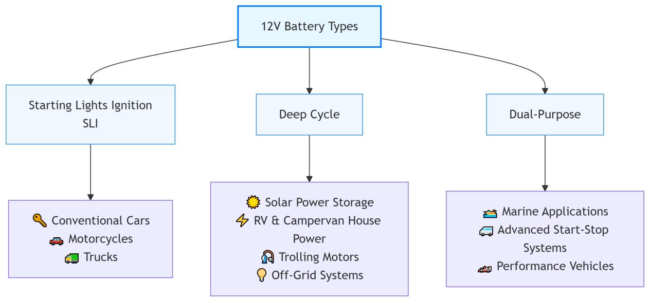 The Ecosystem of 12V Batteries