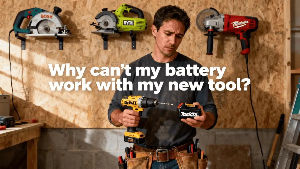 Why can't my batterywork with my new tool