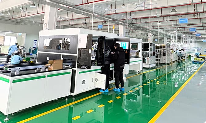 Panoramic View of Automated Production Line-Febatt