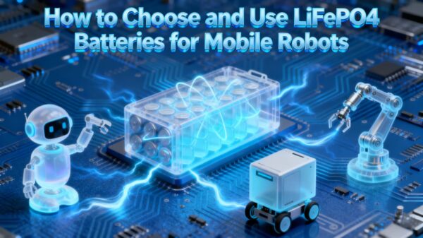 LiFePO4 Battery for Mobile Robots
