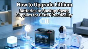 How to Upgrade Lithium Batteries to Backup Power Supplies for Better Practicality