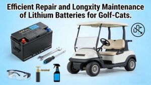 Lithium battery for golf cart