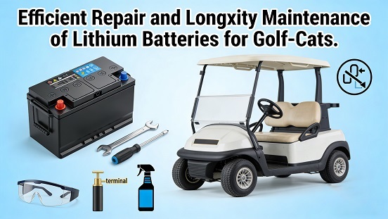 Lithium battery for golf cart