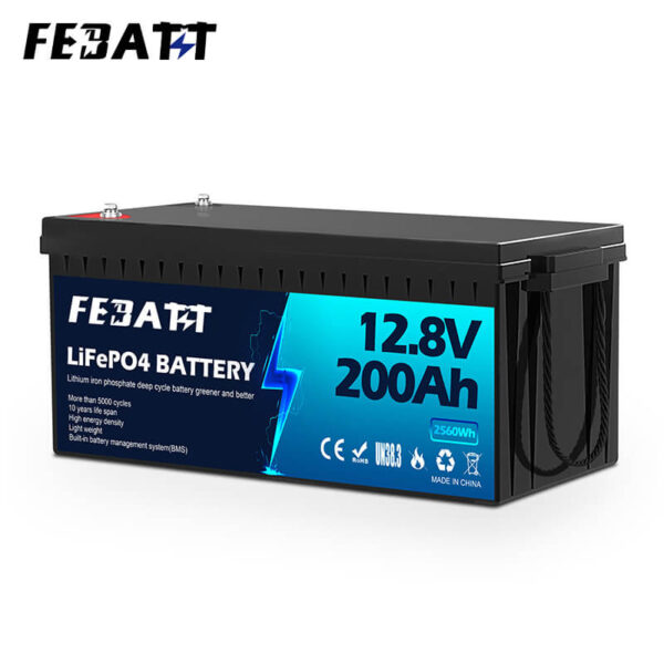 OEM 12.8V 200Ah LiFePO4 Battery
