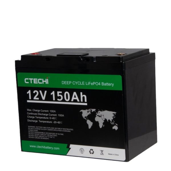 12V 150AH Lithium Iron Phosphate Battery
