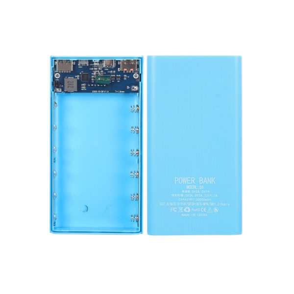 22.5W 6-cell 18650 mobile power bank nesting