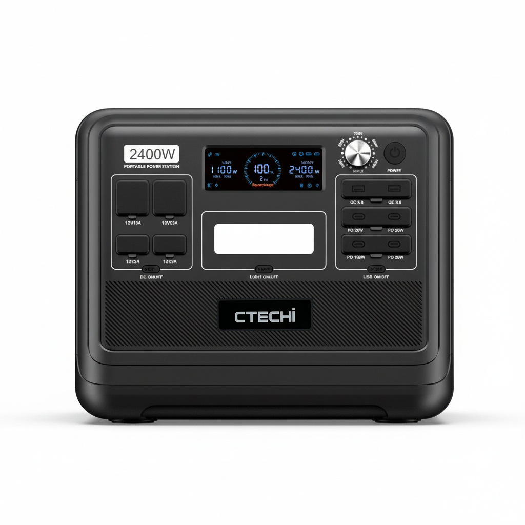 2400W 220V Portable Emergency Power Supply