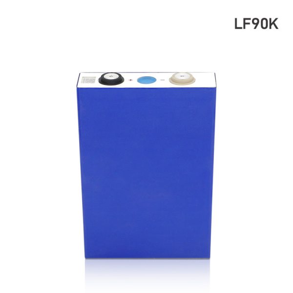 3.2V 90Ah LF90K Energy Storage Battery Cell is a high-spec lithium iron phosphate energy storage battery cell with a standard output voltage of 3.2V and a nominal capacity of 90Ah.