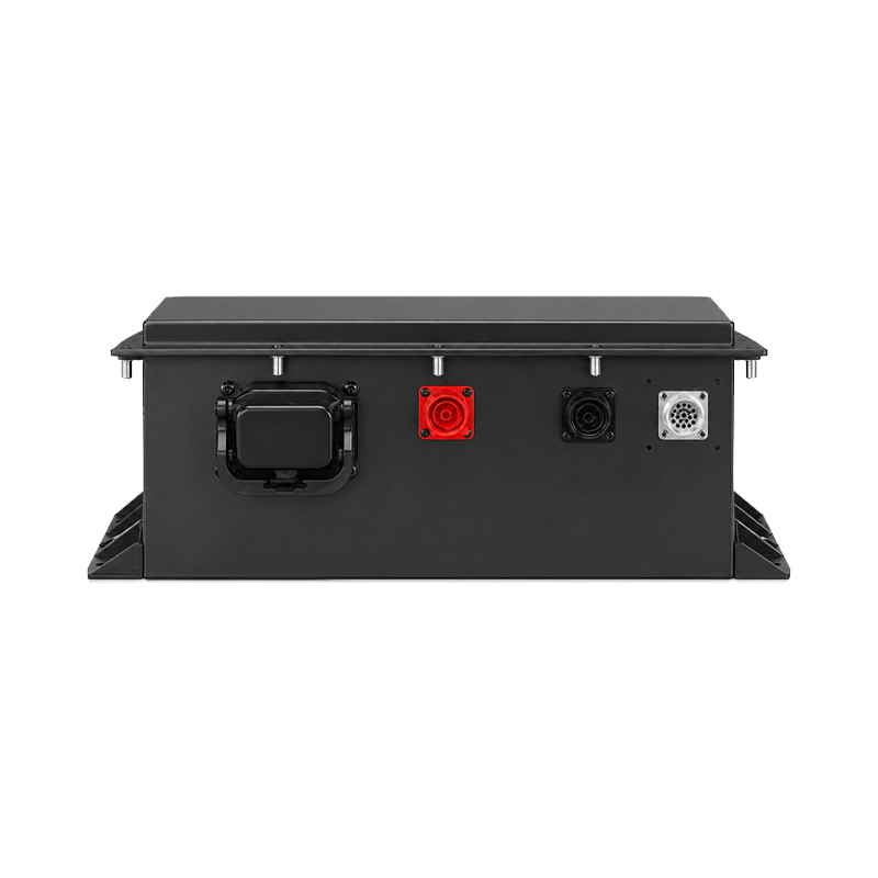24V 50Ah LFP golf cart battery front side
