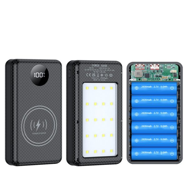 6-piece solder-free DIY power bank kit