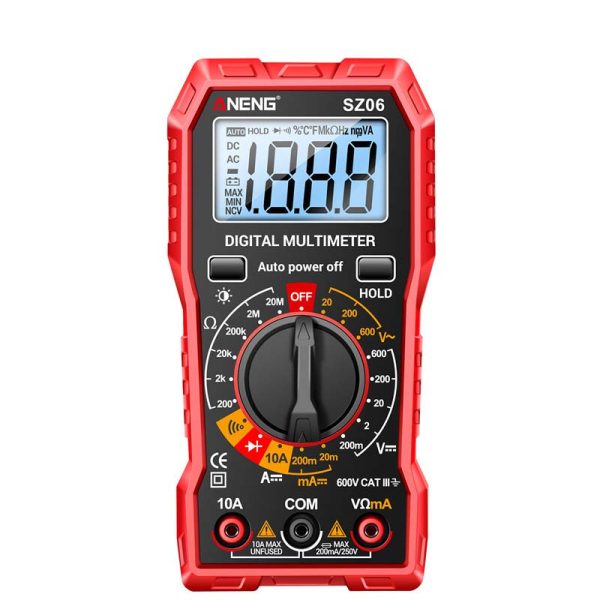 Anti-burn digital multimeter for current measurement