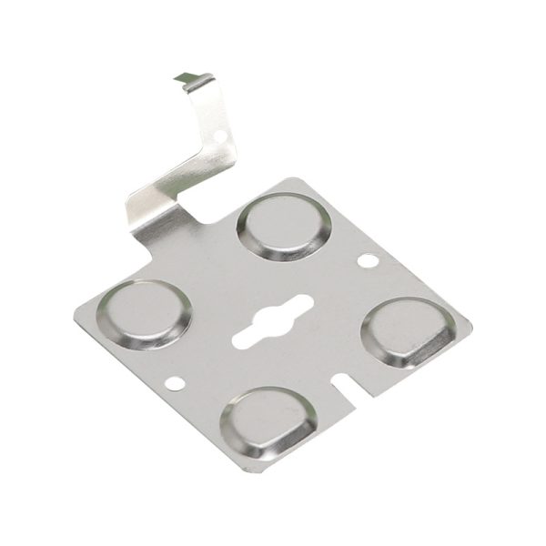 Battery connection piecemolded nickel sheet