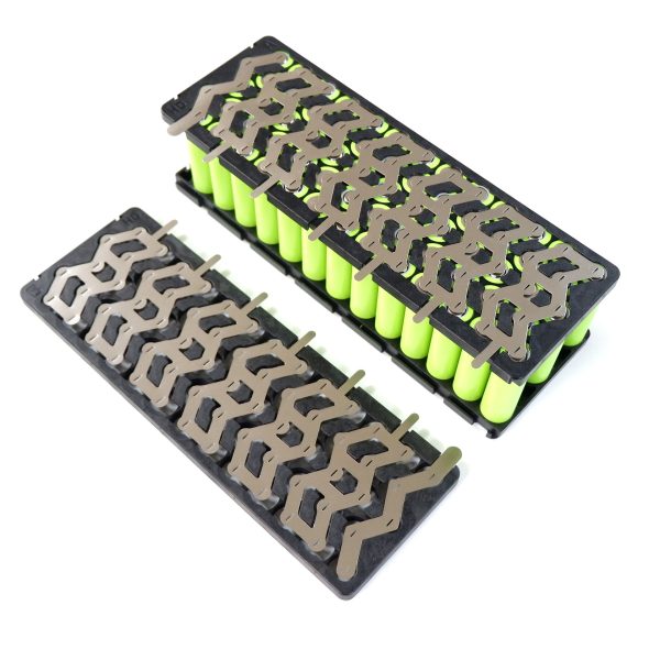 Electric vehicle silver fish style battery holder