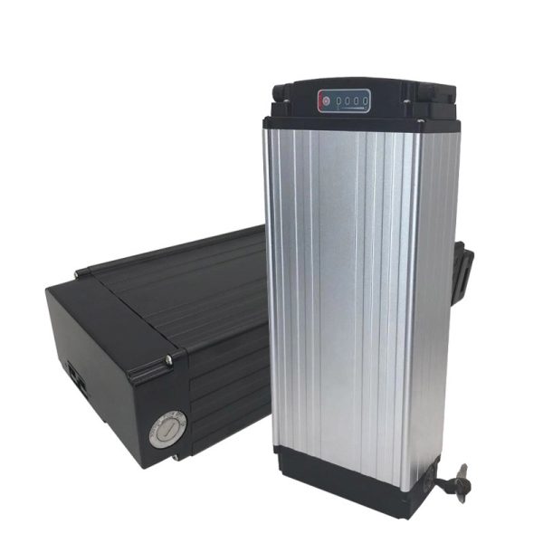 Mountain bike rear rack battery