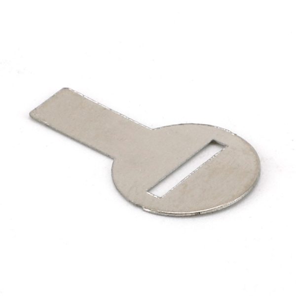 Single-point plated lithium battery nickel sheet