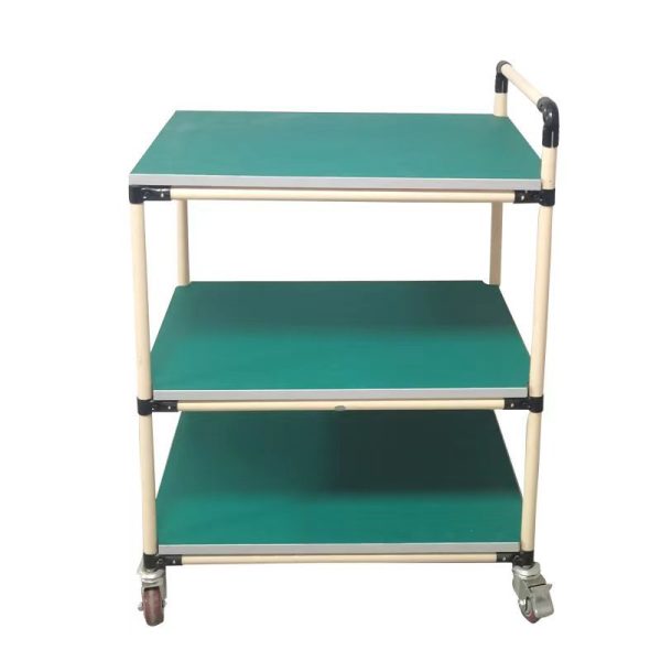 Wheel-mounted Multi-layer Anti-static Turnover Trolley
