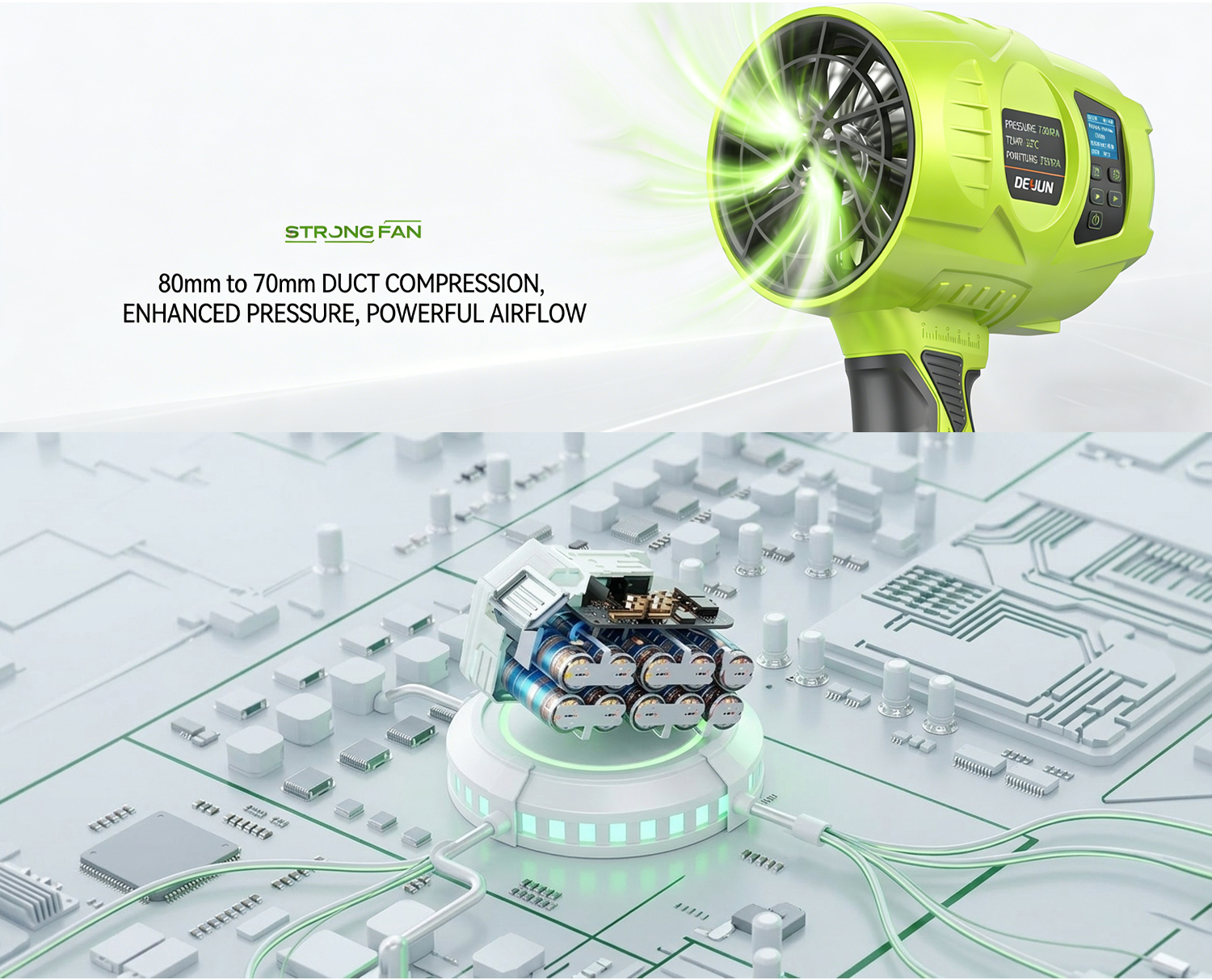 can a vacuum blow air