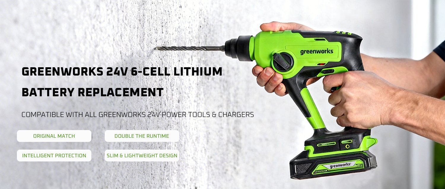 reenworks 24v battery and charger