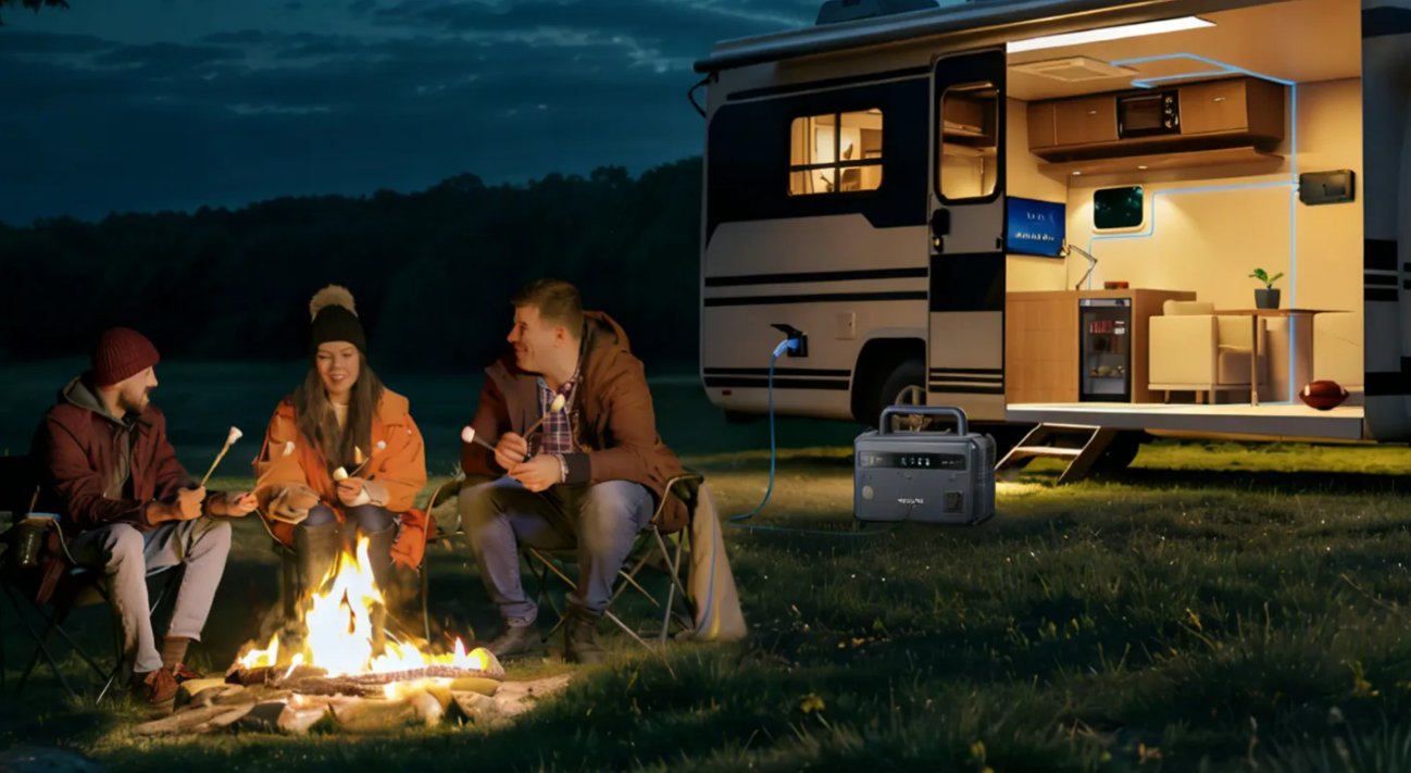 portable power station with solar panel​