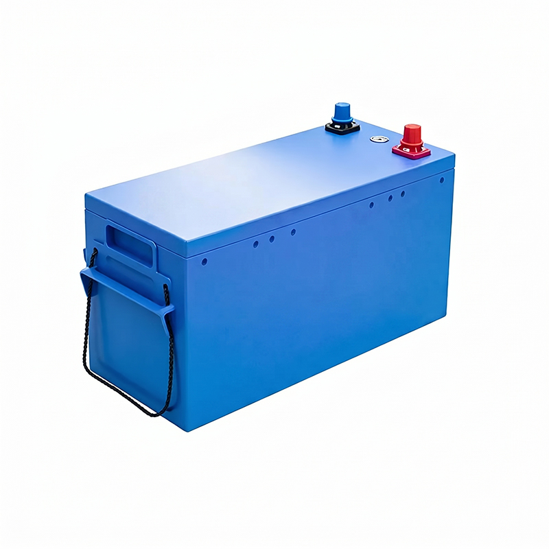 Batería auxiliar LiFePO4 para camión 25,6 V 160 Ah diseñada para uso anti-ralentí, alimentación de cabina y sistemas eléctricos durante paradas prolongadas.