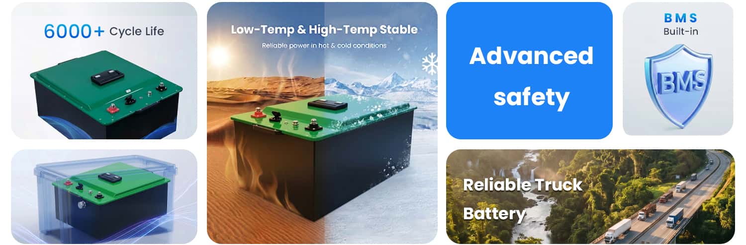 factory direct semi truck batteries for truck air conditioning