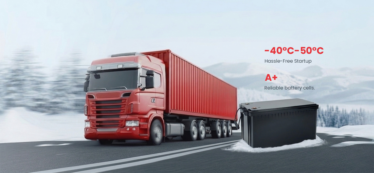 25.6V 230AH semi truck batteries bulk