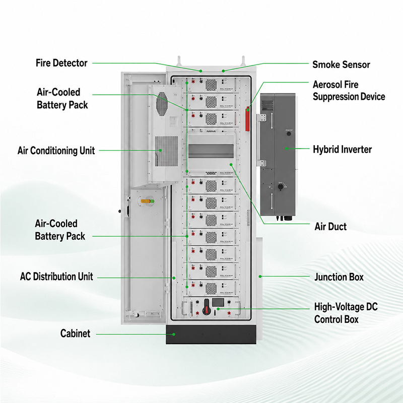30kW 60kWh commercial energy storage system