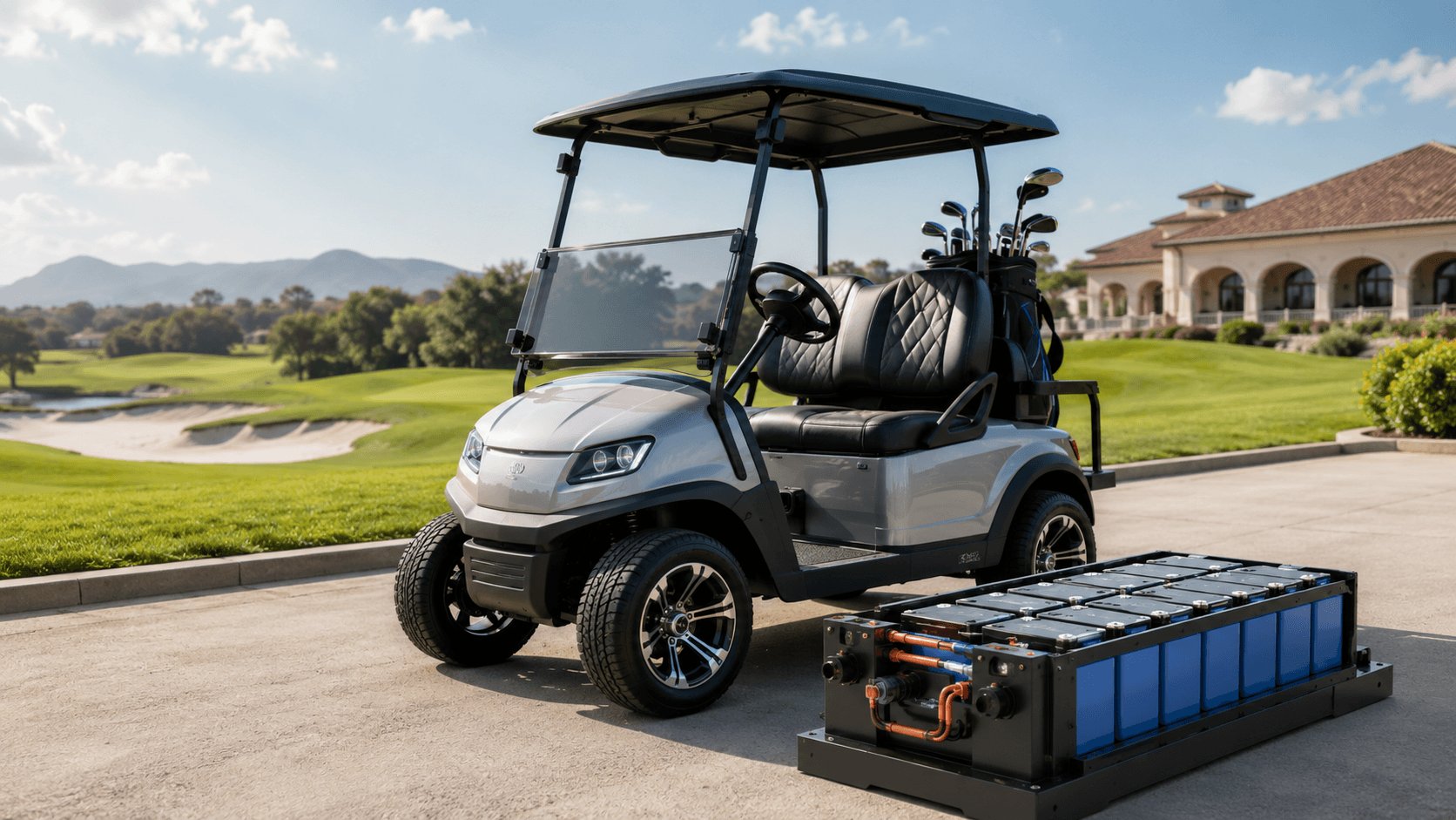 51.2V golf cart battery