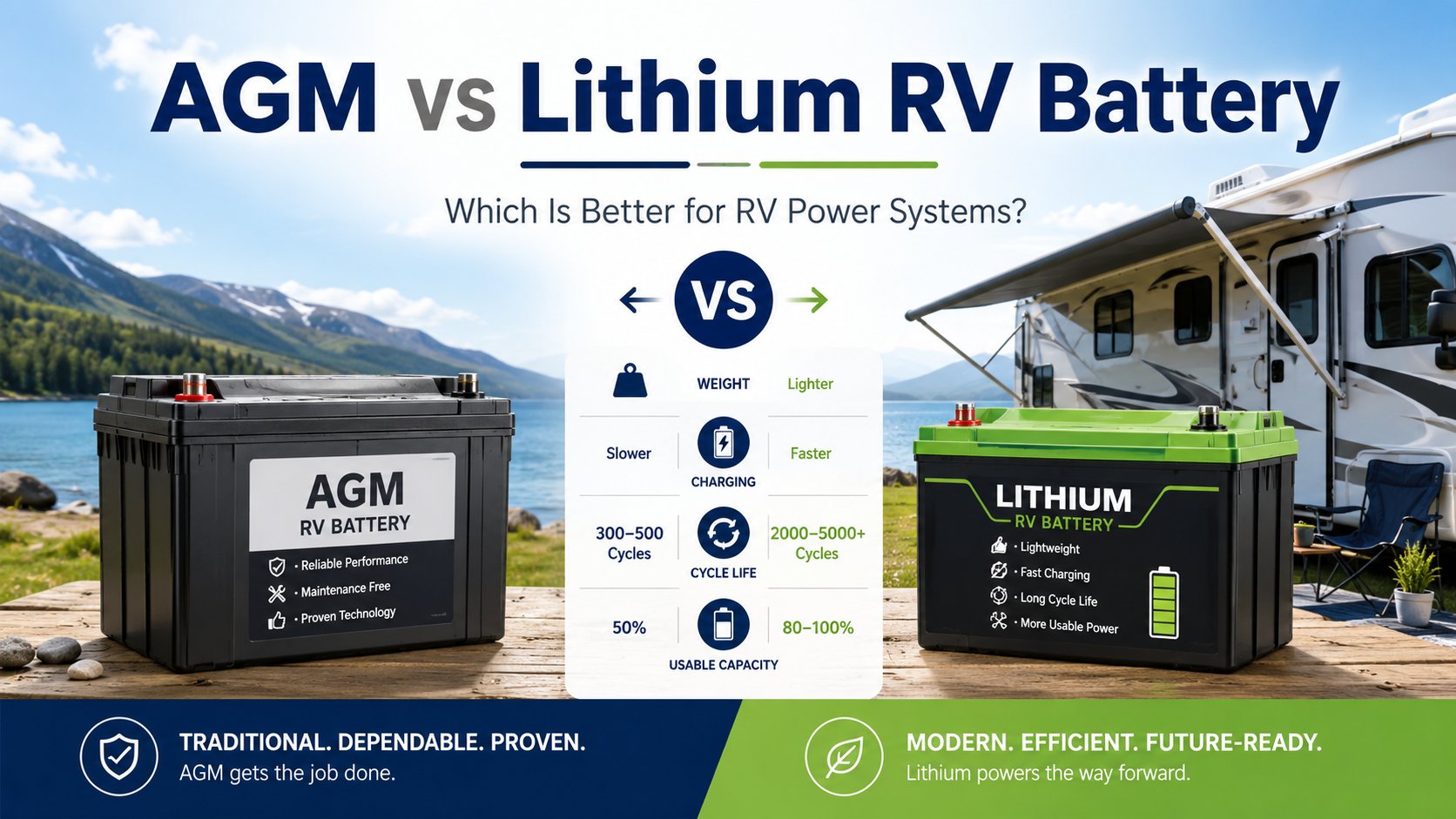 AGM vs Lithium RV Battery: 7 Proven Tips to Choose the Best Option