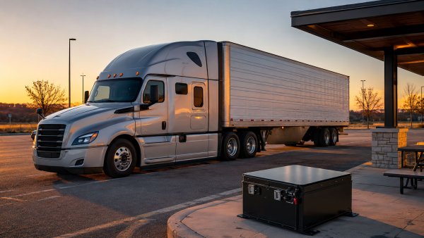 semi truck battery