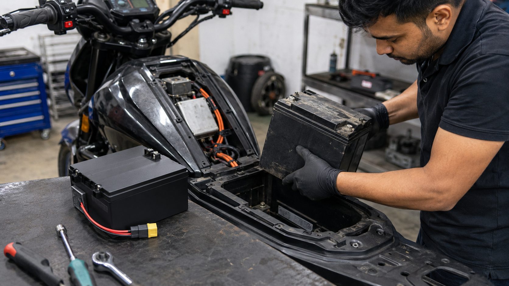 Replace a Lead-Acid Battery With a Lithium Motorcycle Battery