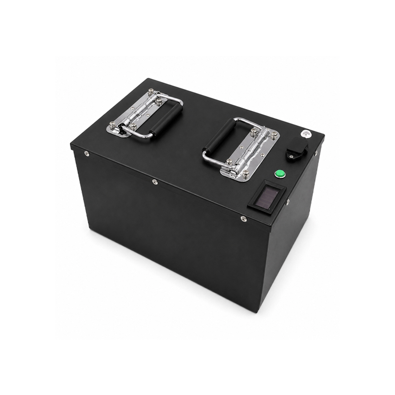 The upper side of 48V 60Ah forklift batter